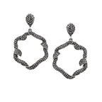 Her Jewels Turkish Leaf Design Dangler Earrings for Women & Girls – Dusky Finish, Antique Style & Hypoallergenic