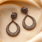 Her Jewels Antique Teardrop Dangler Earrings for Women & Girls – Elegant Hypoallergenic Alloy Jewelry