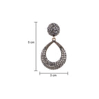 Her Jewels Gold Plated Teardrop Dangler Earrings for Women & Girls – Elegant Antique Style, Lightweight & Hypoallergenic