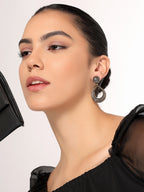 Her Jewels Gold Plated Teardrop Dangler Earrings for Women & Girls – Elegant Antique Style, Lightweight & Hypoallergenic