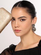 Her Jewels Gold Plated Drop Design Dangler Earrings for Women & Girls – Elegant Antique Style