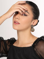 Her Jewels Gold Plated Drop Design Dangler Earrings for Women & Girls – Elegant Antique Style