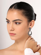 Her Jewels Antique Teardrop Dangler Earrings for Women & Girls – Elegant Hypoallergenic Alloy Jewelry