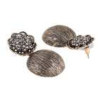 Her Jewels Gold Plated Drop Design Dangler Earrings for Women & Girls – Elegant Antique Style