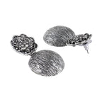 Her Jewels Antique Drop Design Dangler Earrings for Women & Girls – Dusky Finish, Elegant & Hypoallergenic Jewelry