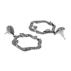 Her Jewels Turkish Leaf Design Dangler Earrings for Women & Girls – Dusky Finish, Antique Style & Hypoallergenic